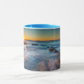 Mug Les rayons du soleil illuminent l'océan Pacifique (Centre)