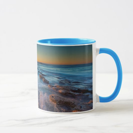 Mug Les rayons du soleil illuminent l'océan Pacifique (Droite)
