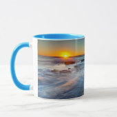 Mug Les rayons du soleil illuminent l'océan Pacifique (Gauche)