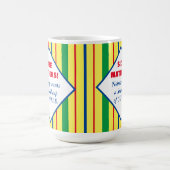 Mug Les rayures colorées, c'est important (Centre)