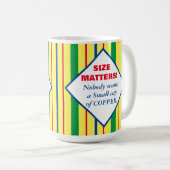 Mug Les rayures colorées, c'est important (Devant droit)