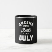 Mug Les Reines Sont Nées En Juillet Anniversaire Cadea (Centre)