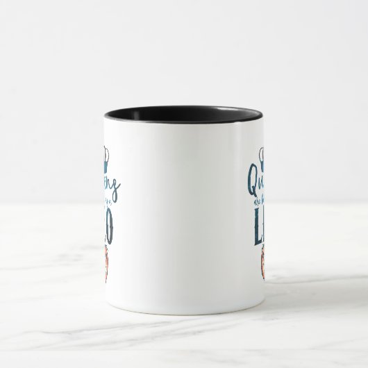 Mug Les reines sont nées en tant que LEO Zodiac Sign J (Centre)