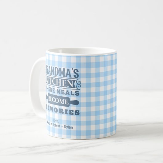 Mug Les repas de grand-mère deviennent des souvenirs B (Devant gauche)