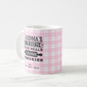 Mug Les Repas De Grand-Mère Deviennent Des Souvenirs R (Devant gauche)