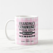 Mug Les Repas De Grand-Mère Deviennent Des Souvenirs R (Gauche)