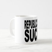 Mug Les républicains sucent (Devant gauche)