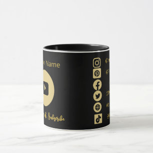 MUG LES RÉSEAUX SOCIAUX DE YOUTUBE CHANNEL SONT EN MOD