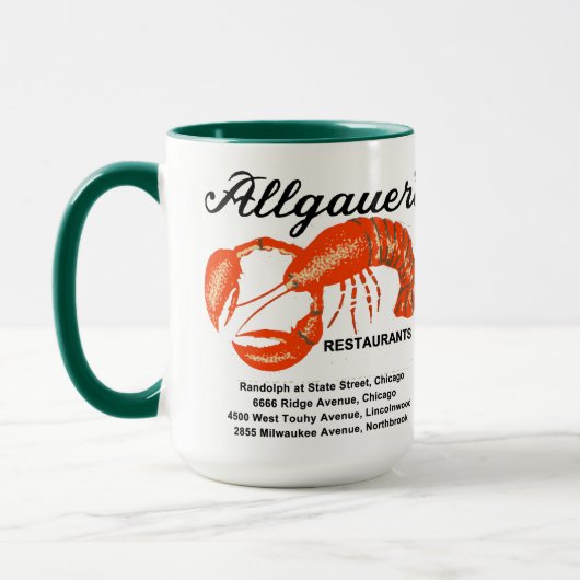 Mug Les restaurants Allgauer en Illinois (Gauche)