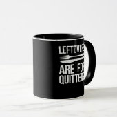 Mug Les Restes De Thanksgiving Sont Pour Quitters Clas (Devant droit)