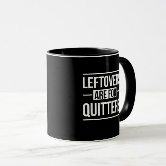 Mug Les Restes Sont Pour Quitters Thanksgiving (Devant droit)