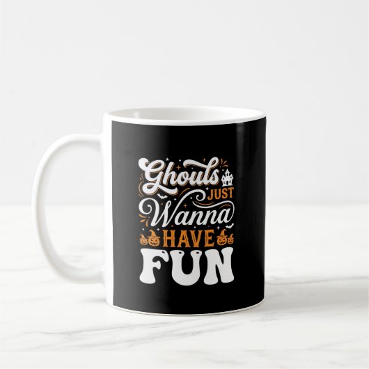 Mug Les revenants d'Halloween veulent juste s'amuser D (Gauche)