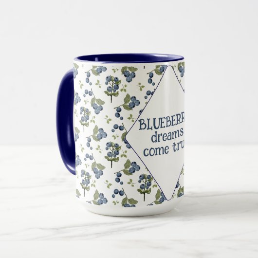 Mug Les rêves de BLUEBERRY deviennent réalité (Devant gauche)