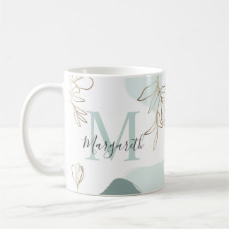 Mug Les rêves de monogramme personnalisé Citation de t