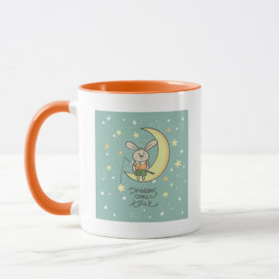 Mug Les rêves deviennent réalité   Lapin sur la Lune