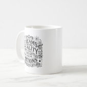 Mug Les rêves deviennent réalité quand les pensées dev (Devant gauche)