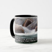 Mug Les rivières d'eau de vie source d'inspiration (Devant gauche)