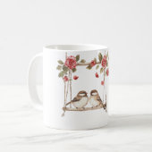 Mug Les roses aiment les oiseaux sur la balançoire de  (Devant gauche)