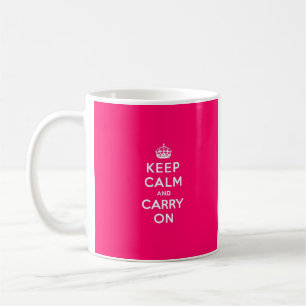 Mug Les roses indien gardent le calme et continuent
