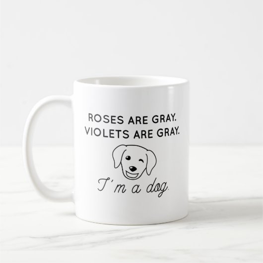 Mug Les roses sont gris (Gauche)