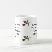 Mug Les roses sont rouges (Centre)