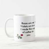 Mug Les roses sont rouges (Gauche)