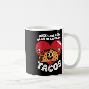 Mug Les roses sont rouges Blah Blah Tacos Drôle de Sai