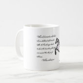 Mug Les sabots à cornes les plus bas, cheval cite la (Devant gauche)