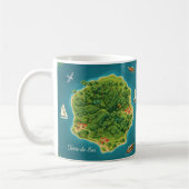 Mug Les Saintes – Illustrated Island Map (Gauche)