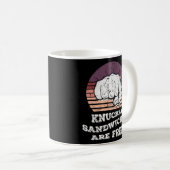 Mug Les Sandwichs Knuckle Sont Des Gants De Boxer Grat (Devant droit)