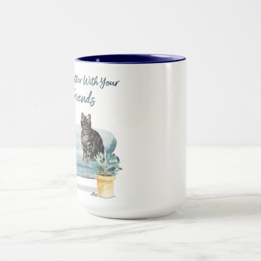 Mug Les saveurs de café sont meilleures...TabbyEdition (Centre)