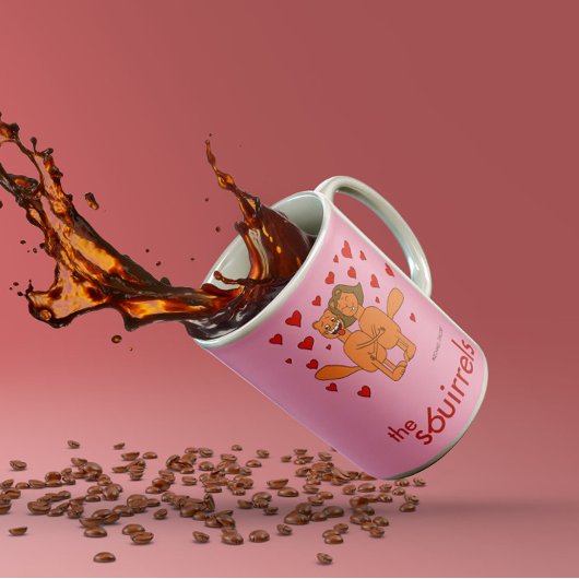 Mug Les Sbuirrels Ed et Mary Valentine