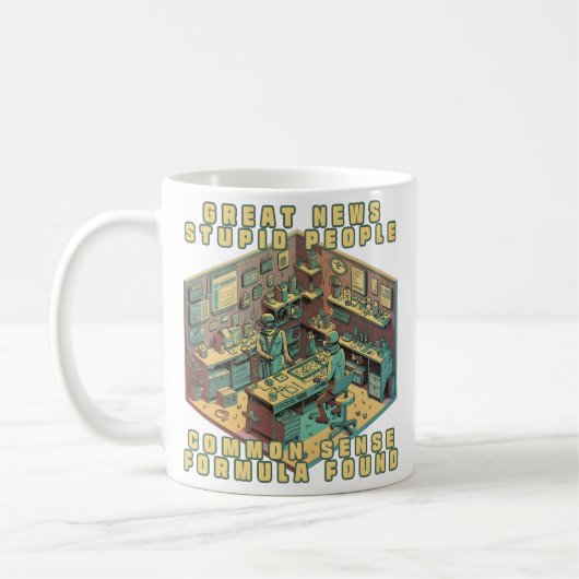Mug Les scientifiques trouvent une formule pour le bon (Gauche)