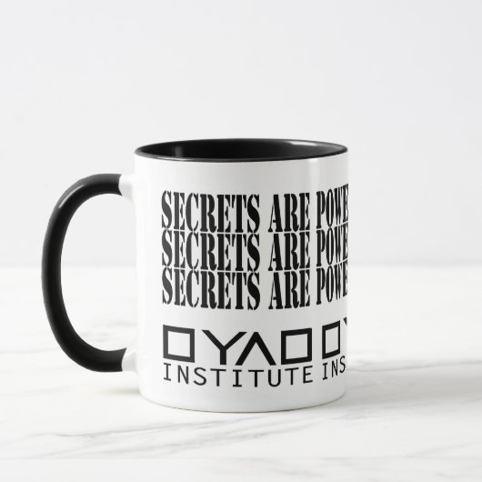 Mug Les secrets sont puissance - institut de dyade - (Gauche)