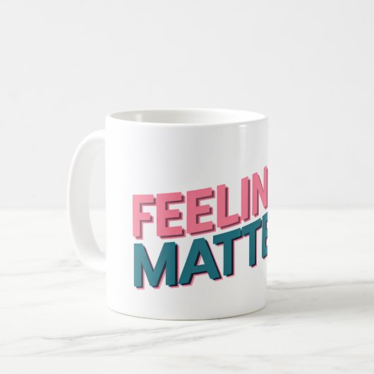 Mug Les sentiments comptent 2 (Devant gauche)