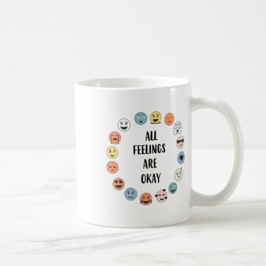 Mug Les sentiments sont bons Enseignant Psychologue Co (Droite)