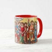 Mug Les Sept Archanges (CP 001; Chromolithographe) (Devant droit)