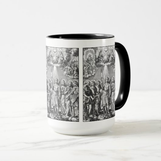 Mug Les Sept Archanges (M 034; Gravure) (Devant droit)