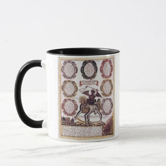 Mug Les sept péchés mortels (gravure) (Gauche)