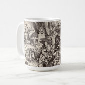 Mug Les sept péchés mortels - la cupidité (Devant gauche)