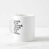 Mug Les Sept Unités De Base Du SI Et Les Mesures En Sc (Devant gauche)