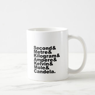 Mug Les Sept Unités De Base Du SI Et Les Mesures En Sc