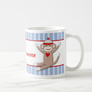 Mug Les singes de chaussette ont personnalisé la tass