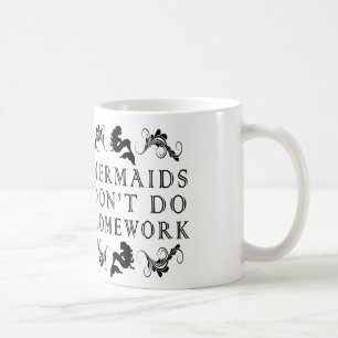 Mug les sirènes ne font pas le noir de travail/tasse