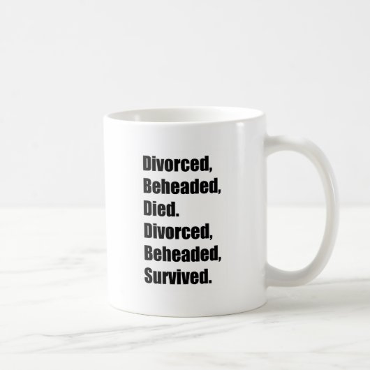 Mug Les six épouses de Henry VIII (Droite)