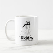 Mug les skieurs descendent plus vite (Gauche)