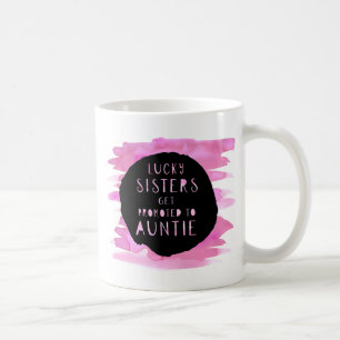 Mug Les soeurs chanceuses obtiennent la tante promue
