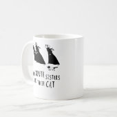 Mug Les soeurs de Bronte et leur chat (Devant gauche)