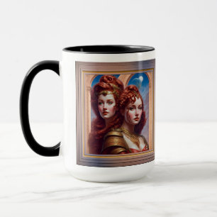 Mug Les soeurs Red AI Concept Art de Xzendor7