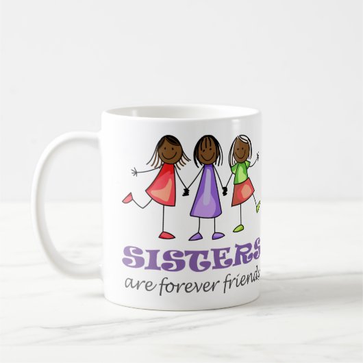 Mug Les Soeurs Sont Des Amis Pour Toujours (Gauche)